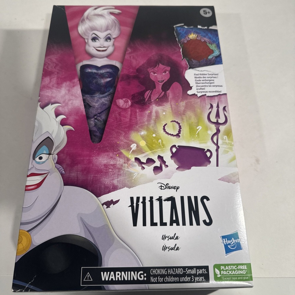 Disney Villains 11" Ursula Fashion Doll Accessories and Removable Clothes NEW